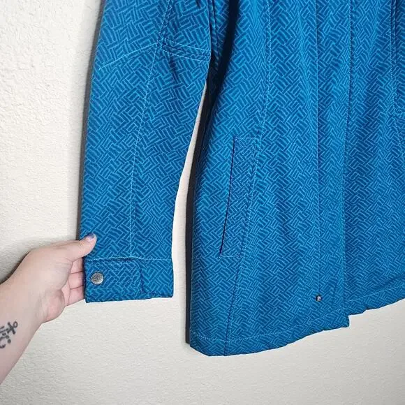 Title Nine Softshell Peacekeeper Long Jacket Coat Fleece Lined size small - Picture 2 of 6